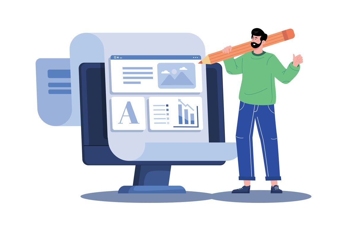 M715_SEO & Marketing FREE Illustration Pack 1 - view 5