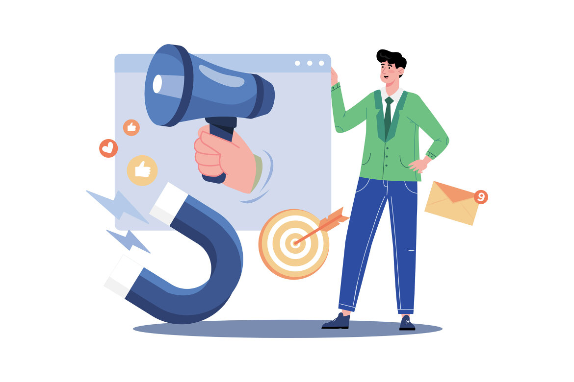 M715_SEO & Marketing FREE Illustration Pack 1 - view 4