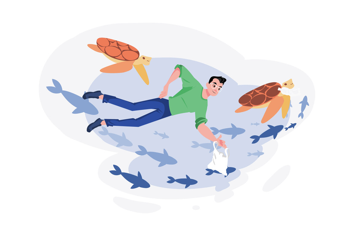 M707_Green Living FREE Illustration Pack - view 7