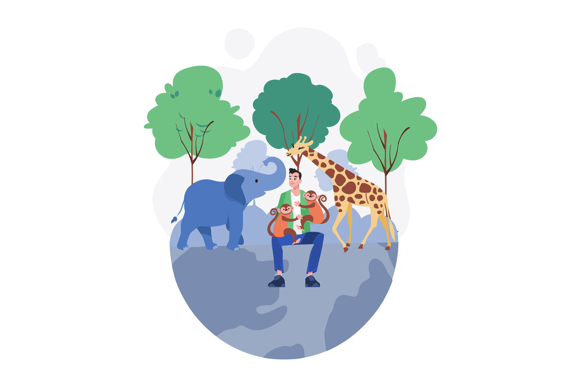 M707_Green Living FREE Illustration Pack - view 5