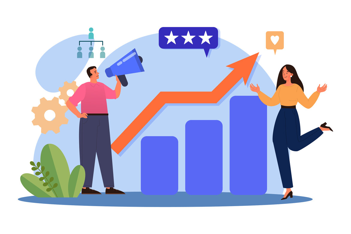 M643_Business Teamwork FREE Illustration Pack - view 3