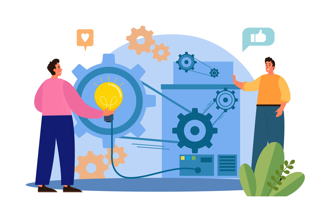 M643_Business Teamwork FREE Illustration Pack - view 8