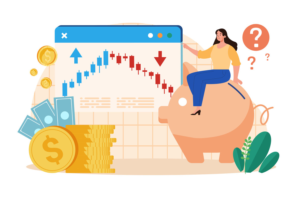 M642_Stock Market FREE Illustration Pack - view 8