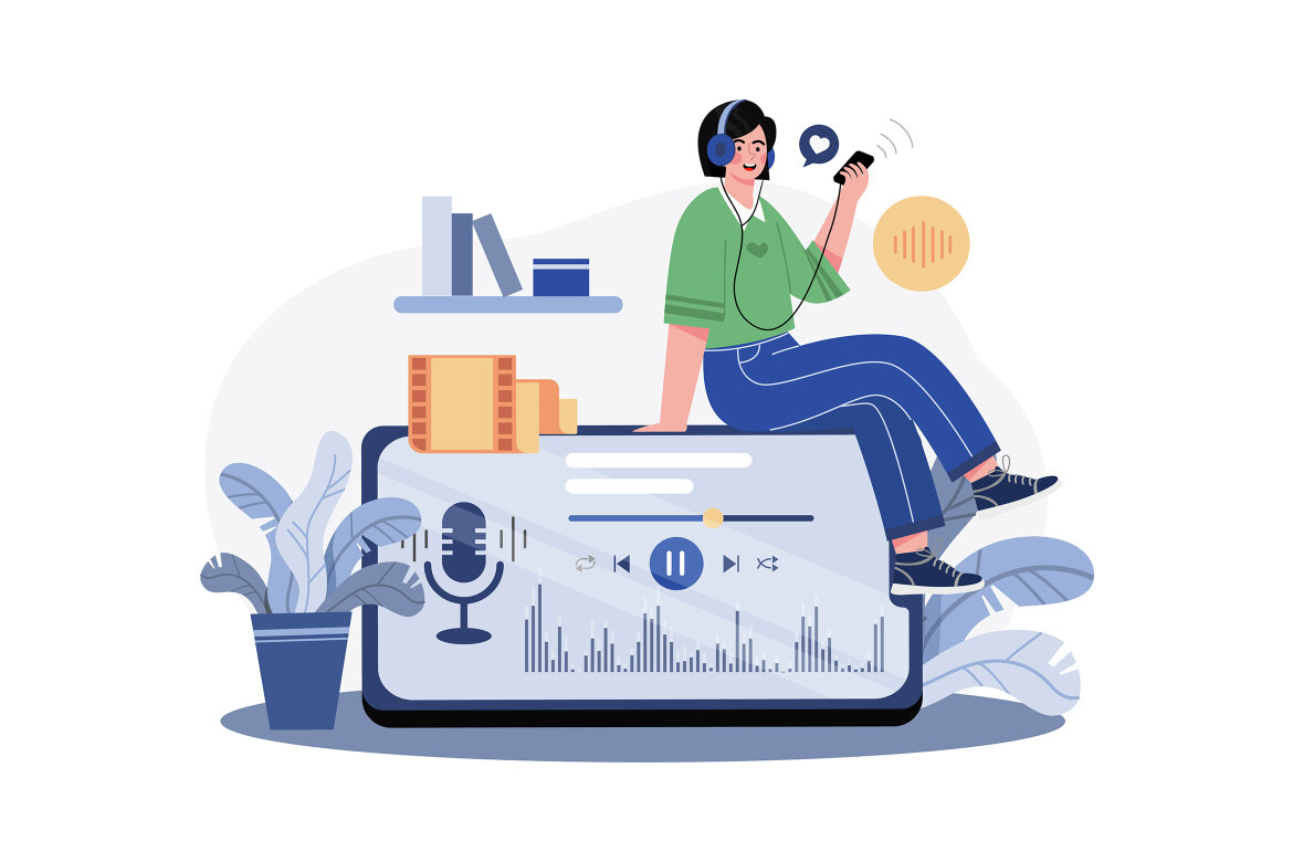 M598_Live Podcast FREE Illustration Pack 1 - view 7