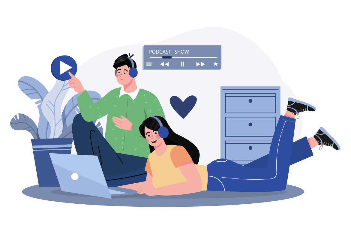 M598_Live Podcast FREE Illustration Pack 1 - view 6