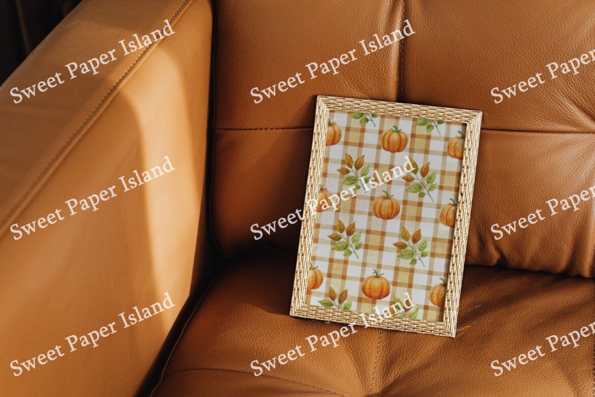 6 Free Digital Papers - Cozy Pumpkin Season - view 10