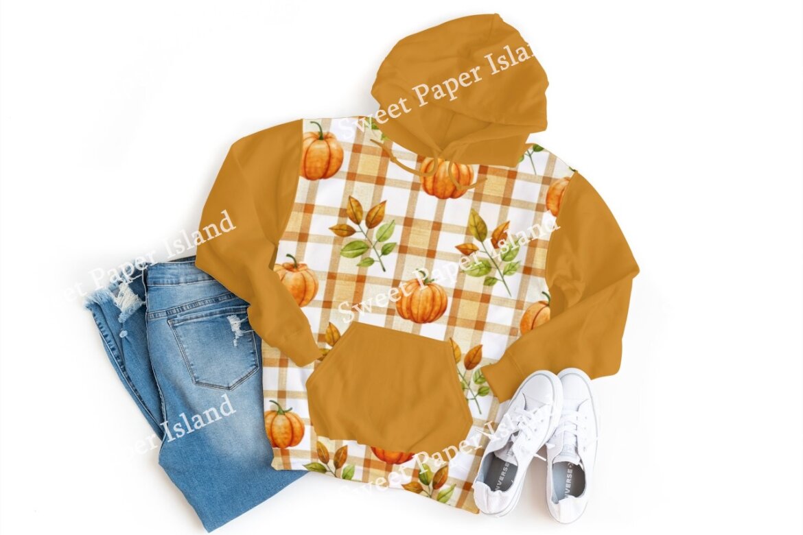 6 Free Digital Papers - Cozy Pumpkin Season - view 14