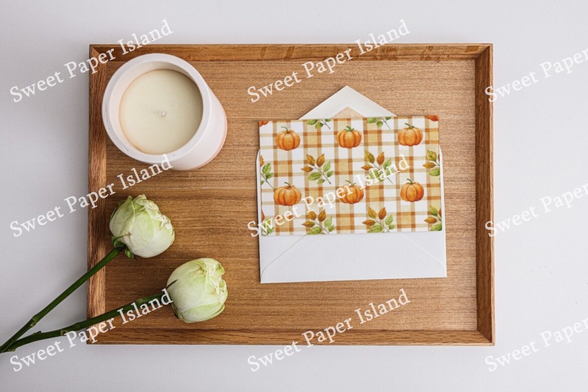 6 Free Digital Papers - Cozy Pumpkin Season - view 9