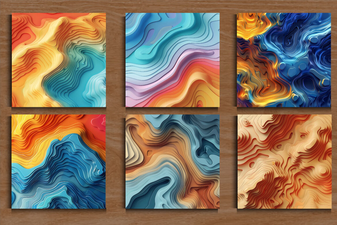 Free 3D Topographic Map Backgrounds alt