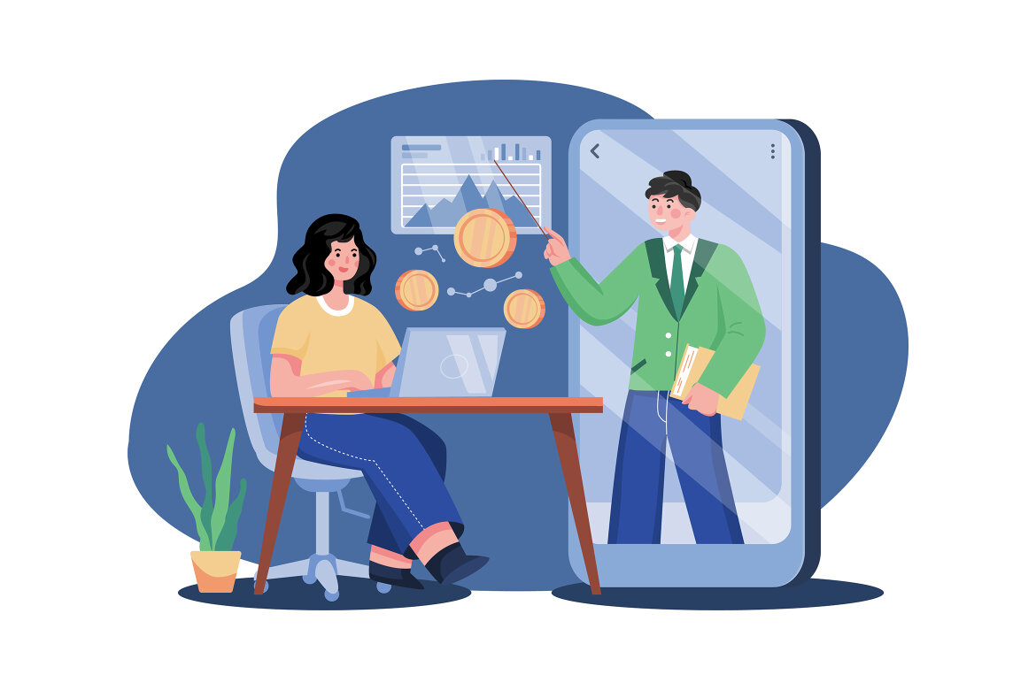 M437_Cryptocurrency FREE Illustration Pack - view 10