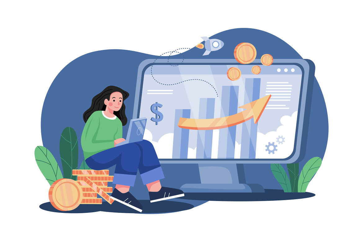 M437_Cryptocurrency FREE Illustration Pack - view 7