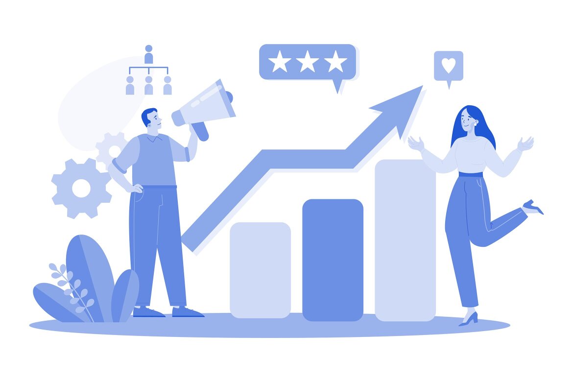 M643_Business Teamwork FREE Illustration Pack - view 3