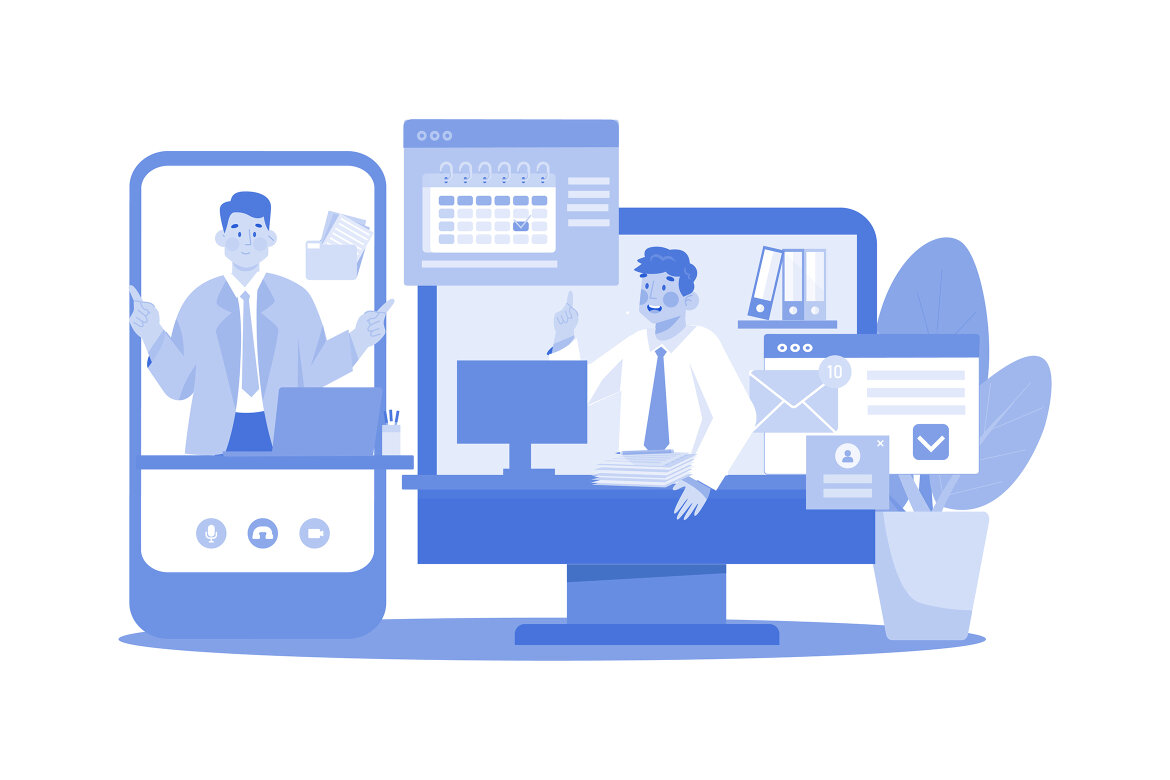 M552_Business Activities FREE Illustration Pack 2 - view 10