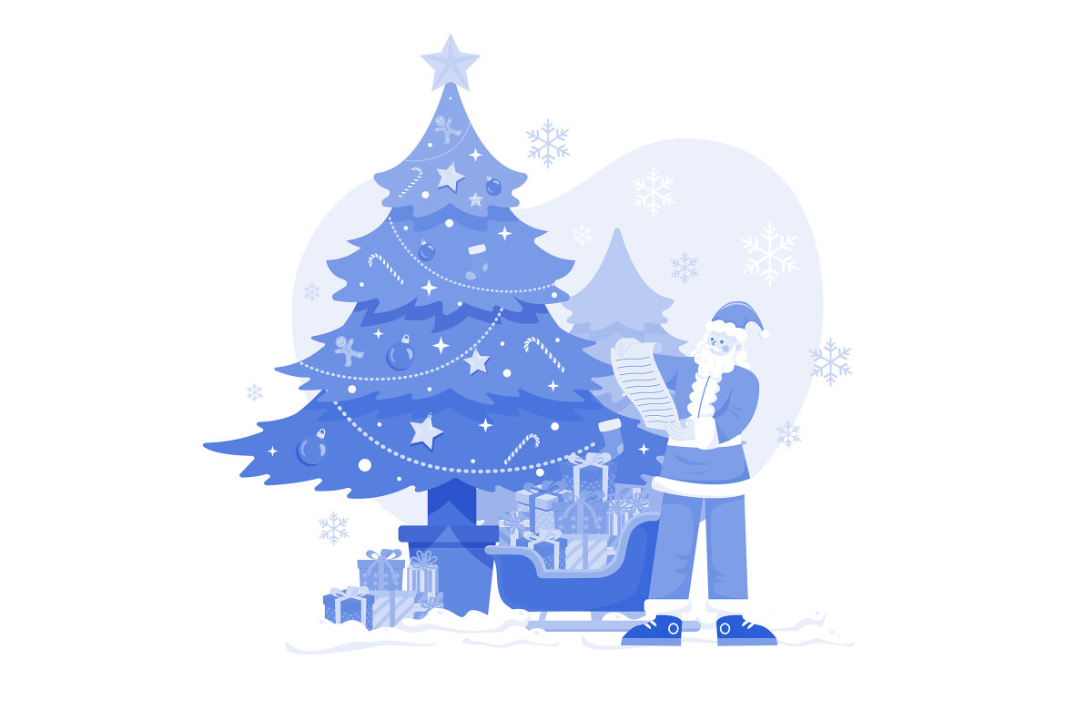 M539_Merry Christmas FREE Illustration Pack - view 3