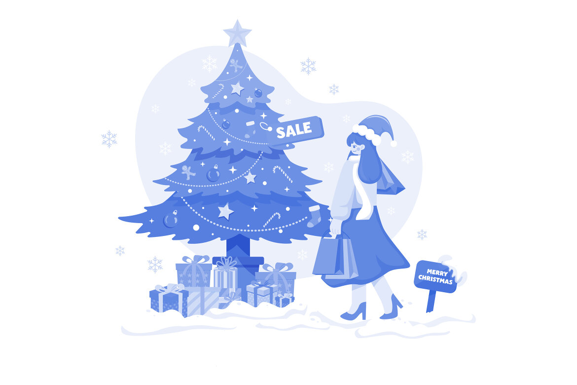 M539_Merry Christmas FREE Illustration Pack alternate