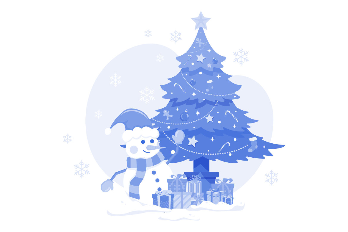 M539_Merry Christmas FREE Illustration Pack - view 8