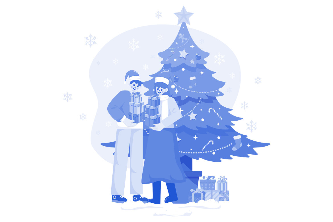 M539_Merry Christmas FREE Illustration Pack - view 10