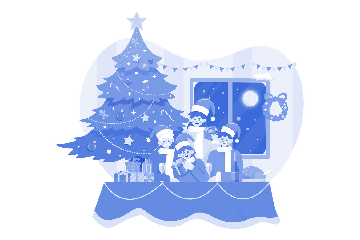 M539_Merry Christmas FREE Illustration Pack