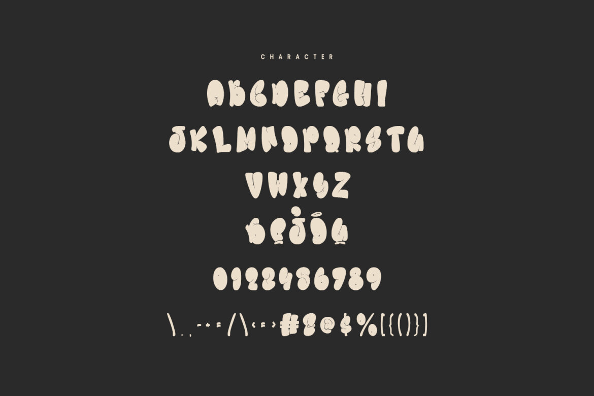 Liztoo Graffiti Bubble FREE Font - view 7