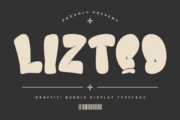 Liztoo Graffiti Bubble FREE Font
