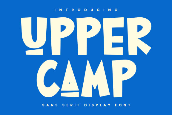 Upper Camp FREE Display Font