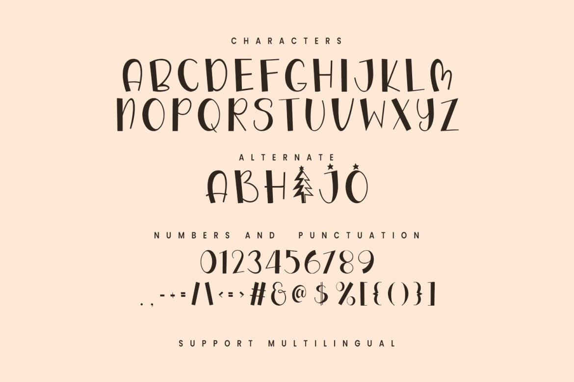 Crishnight Cute Christmas FREE Font - view 7