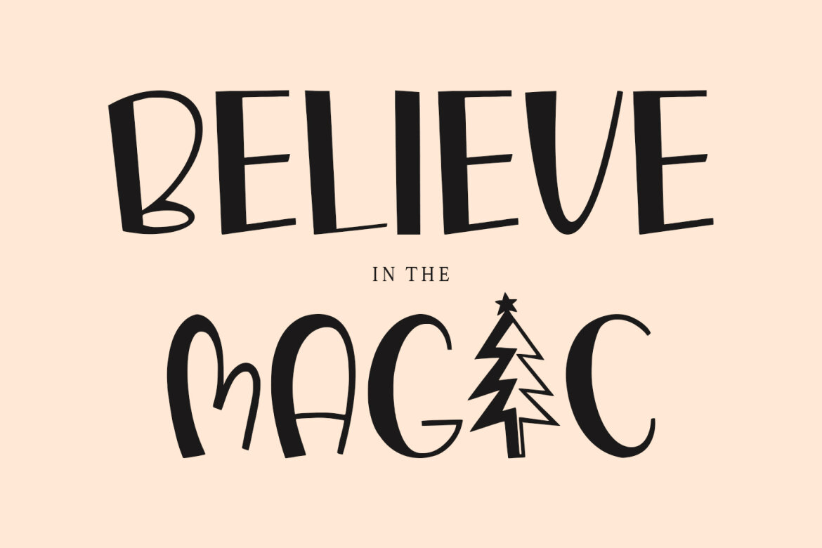 Crishnight Cute Christmas FREE Font - view 3