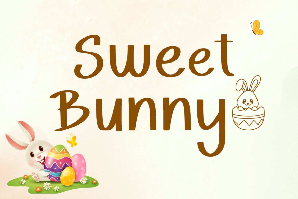 Spring Bunny FREE Font - view 5
