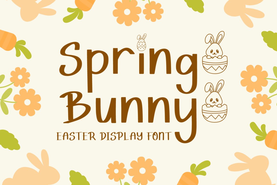 Spring Bunny FREE Font - view 10