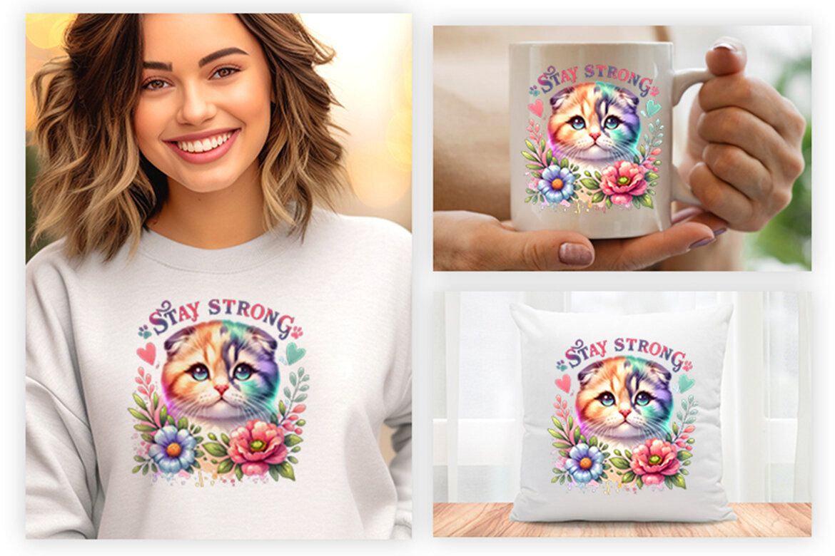 Cute Cat FREE Clipart Bundle - view 6