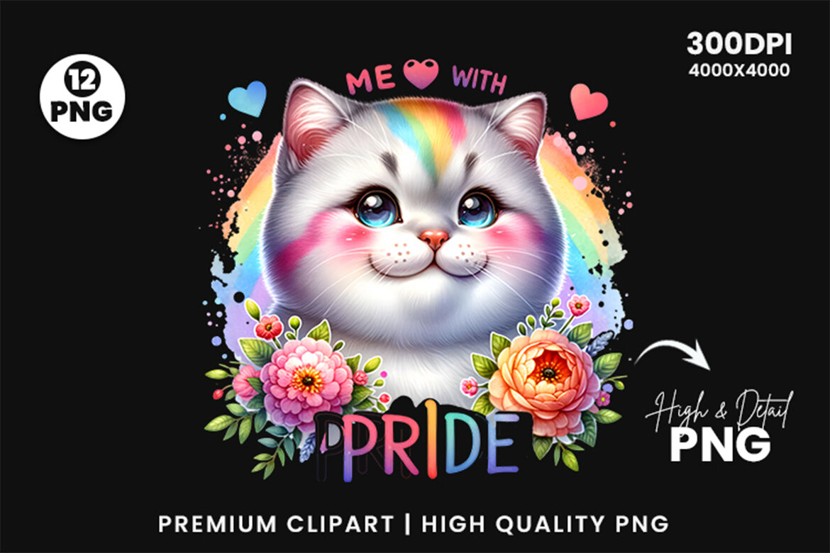 Cute Cat FREE Clipart Bundle - view 8