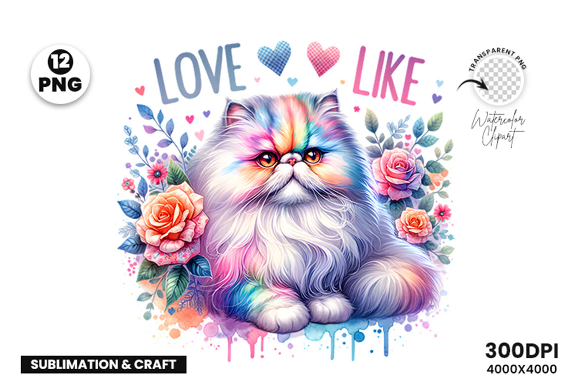 Cute Cat FREE Clipart Bundle - view 7