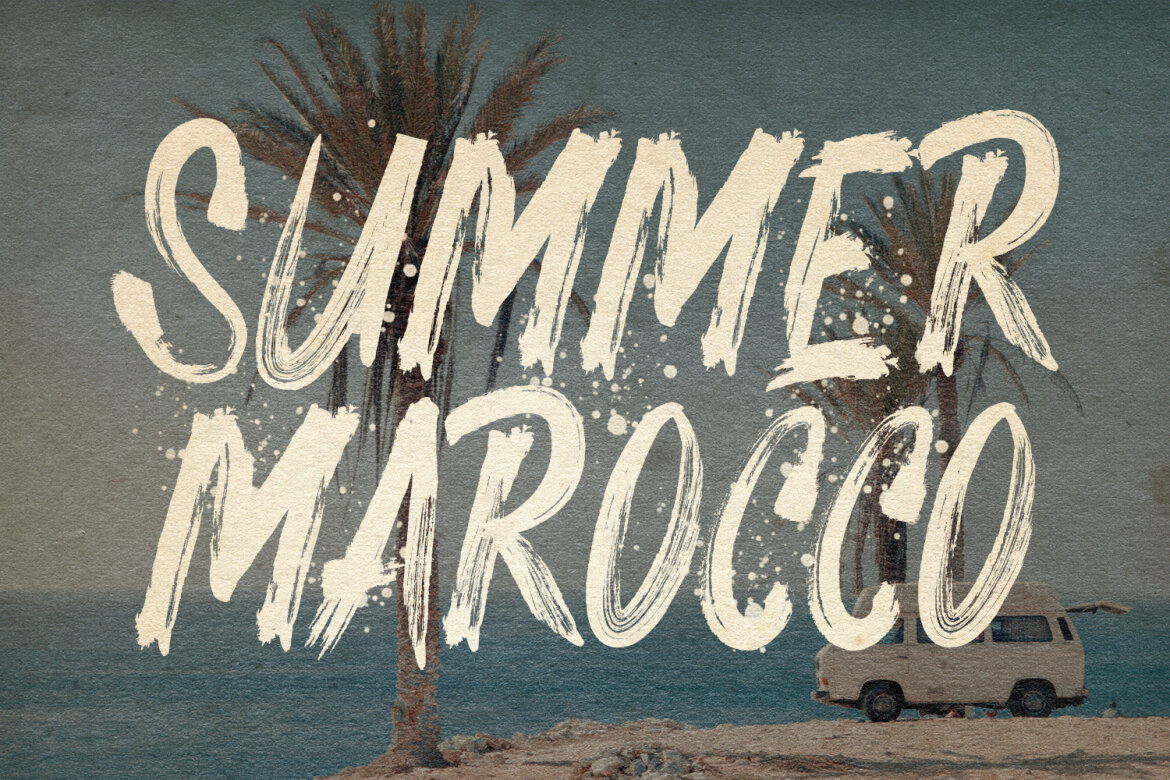 Magos Ridbuc FREE Brush Font - view 3