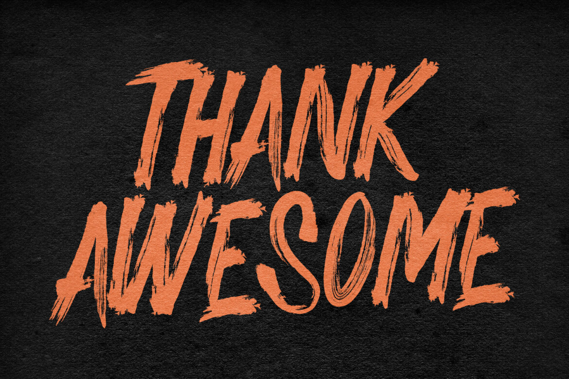 Magos Ridbuc FREE Brush Font - view 6