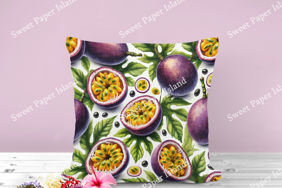 6 FREE Digital Papers - Passion Fruit - view 5