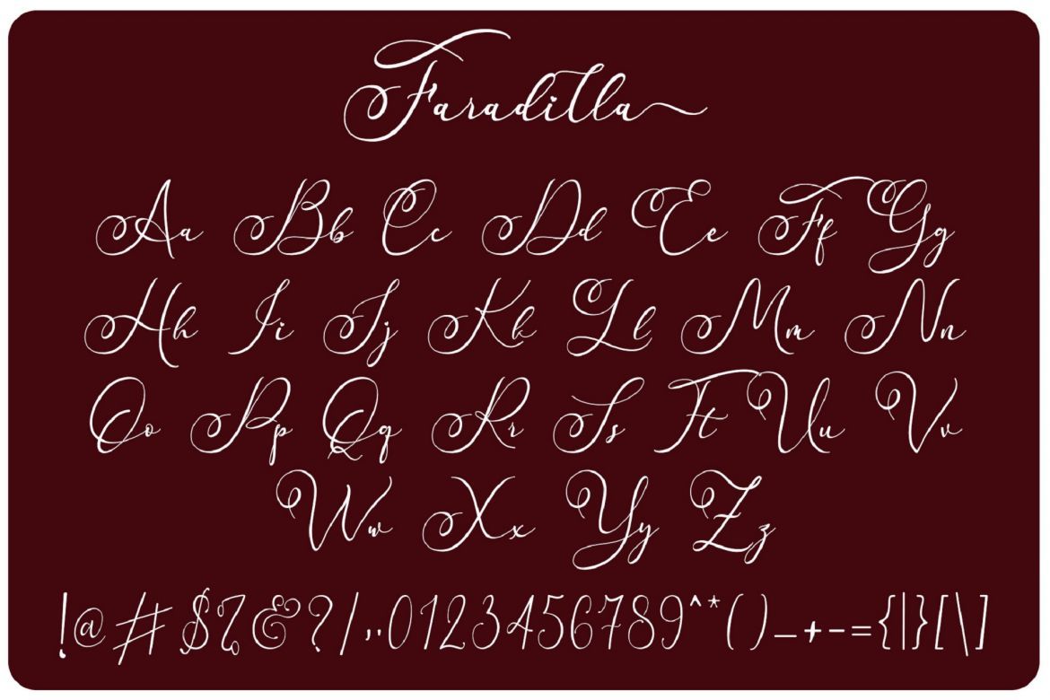 Faradilla Script - view 9