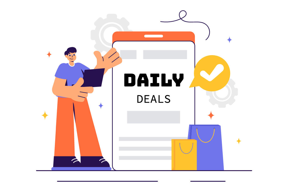 11 Daily Deals FREE Illustrations - view 5