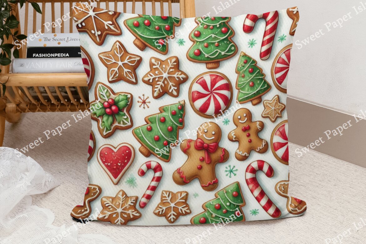 6 FREE Digital Papers - Christmas Cookie Party - view 5