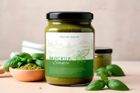 Free Jar Mockup