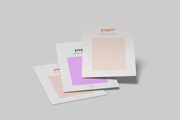 A4 Flyer Free Mockup 3