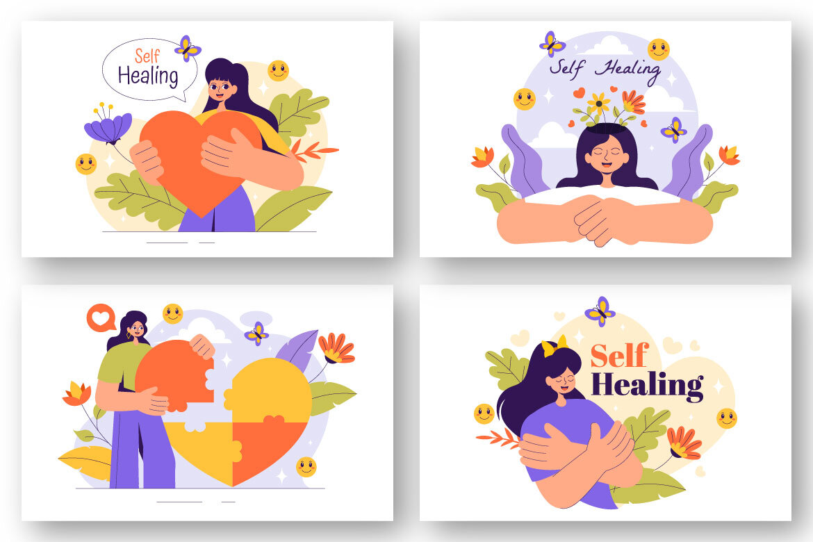 9 Self Healing FREE Illustrations - view 3