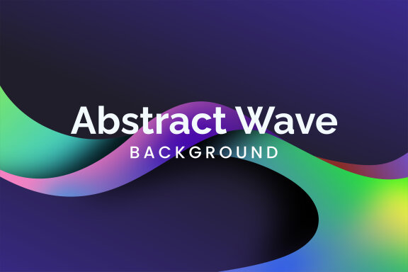 Colorful Gradient Wave - Free Backgrounds