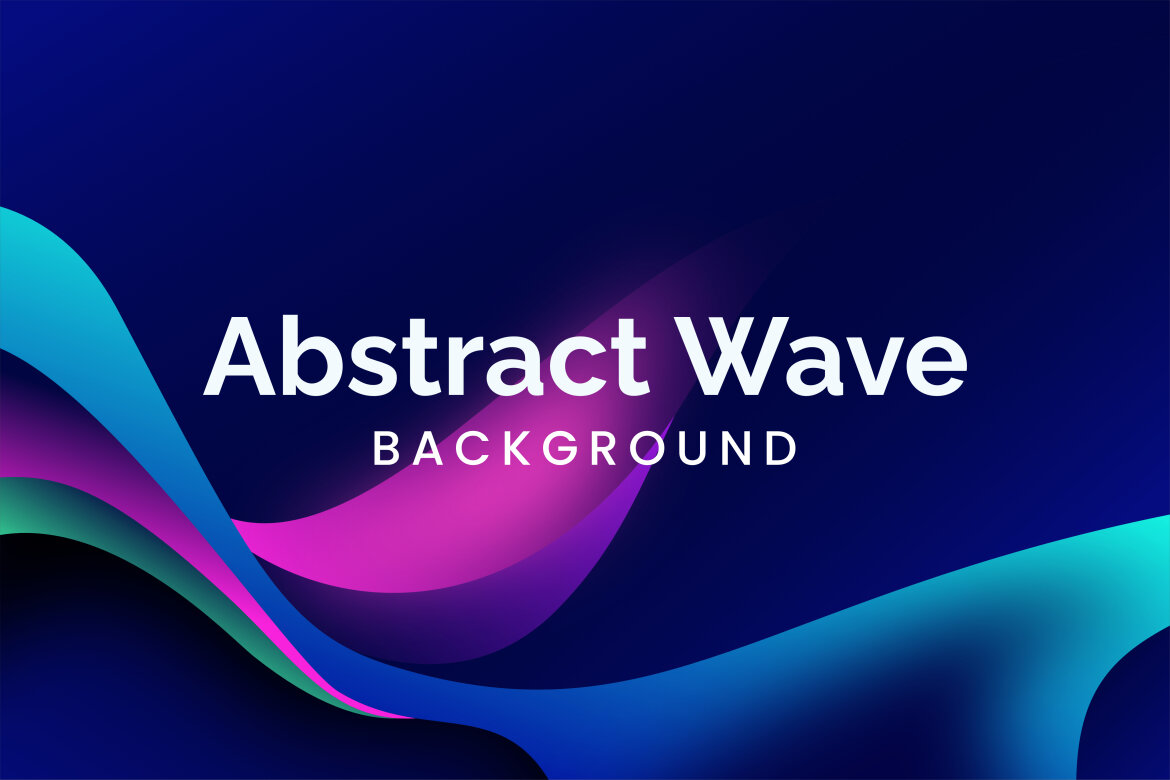Colorful Gradient Wave - Free Backgrounds - view 3