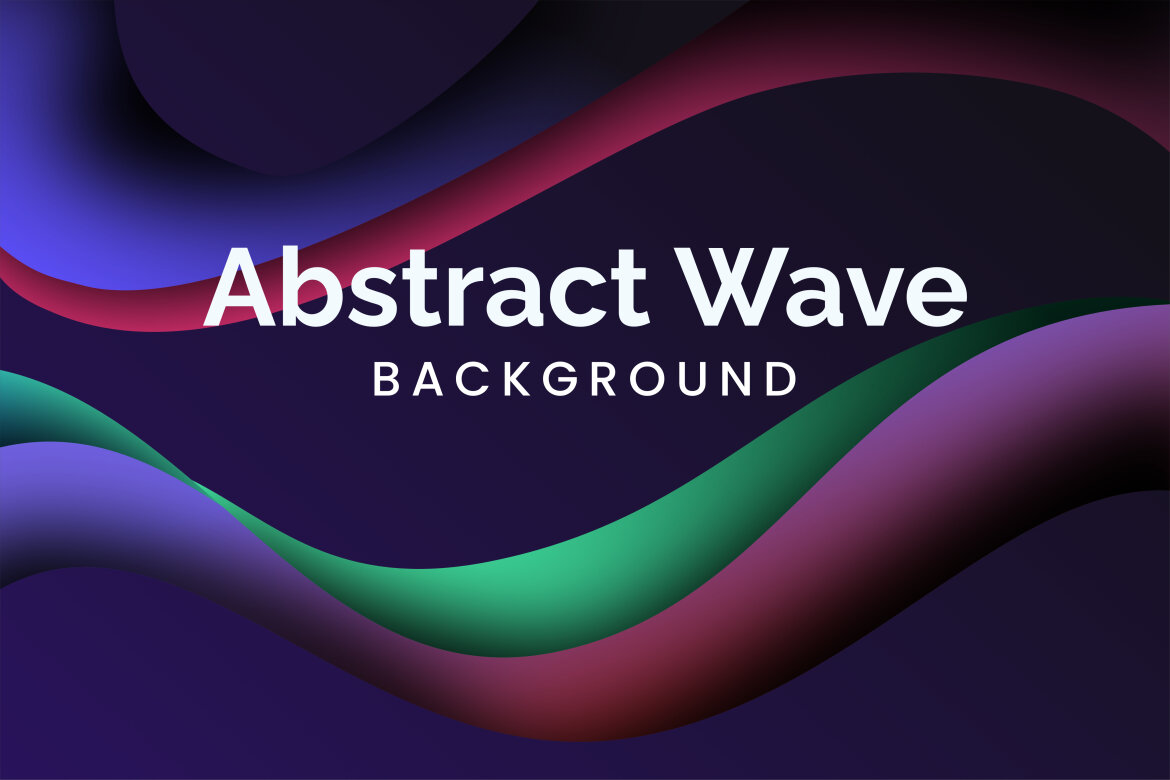 Colorful Gradient Wave - Free Backgrounds - view 5