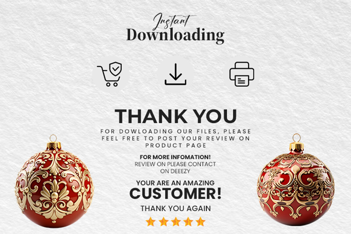 3d Christmas Ball Clipart Free PNG Bundle - view 7