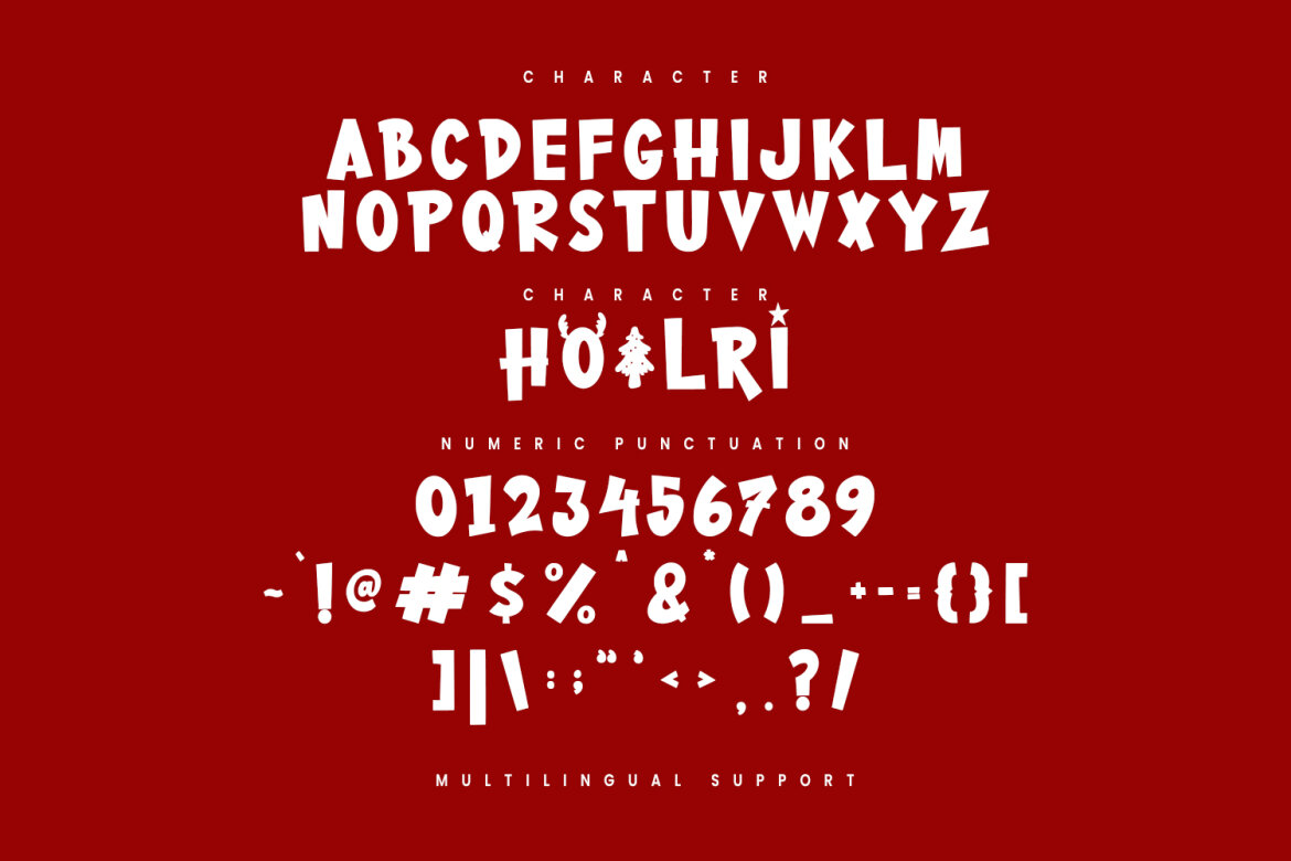 Fulood FREE Christmas Font - view 7