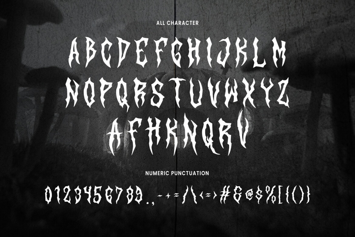 Rucatus FREE Horror Font alternate