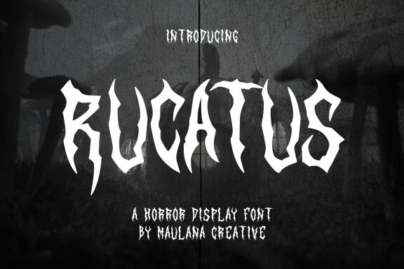 Rucatus FREE Horror Font