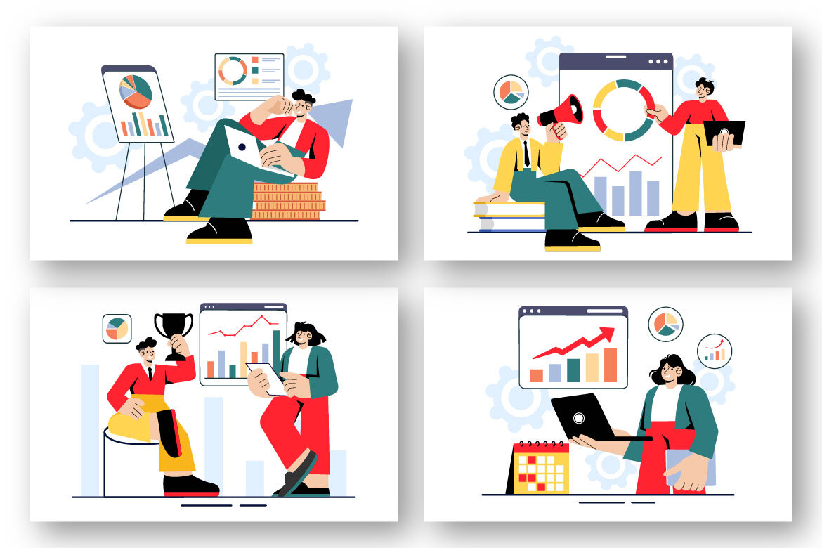 9 Top Manager Employees FREE Illustrations alternate