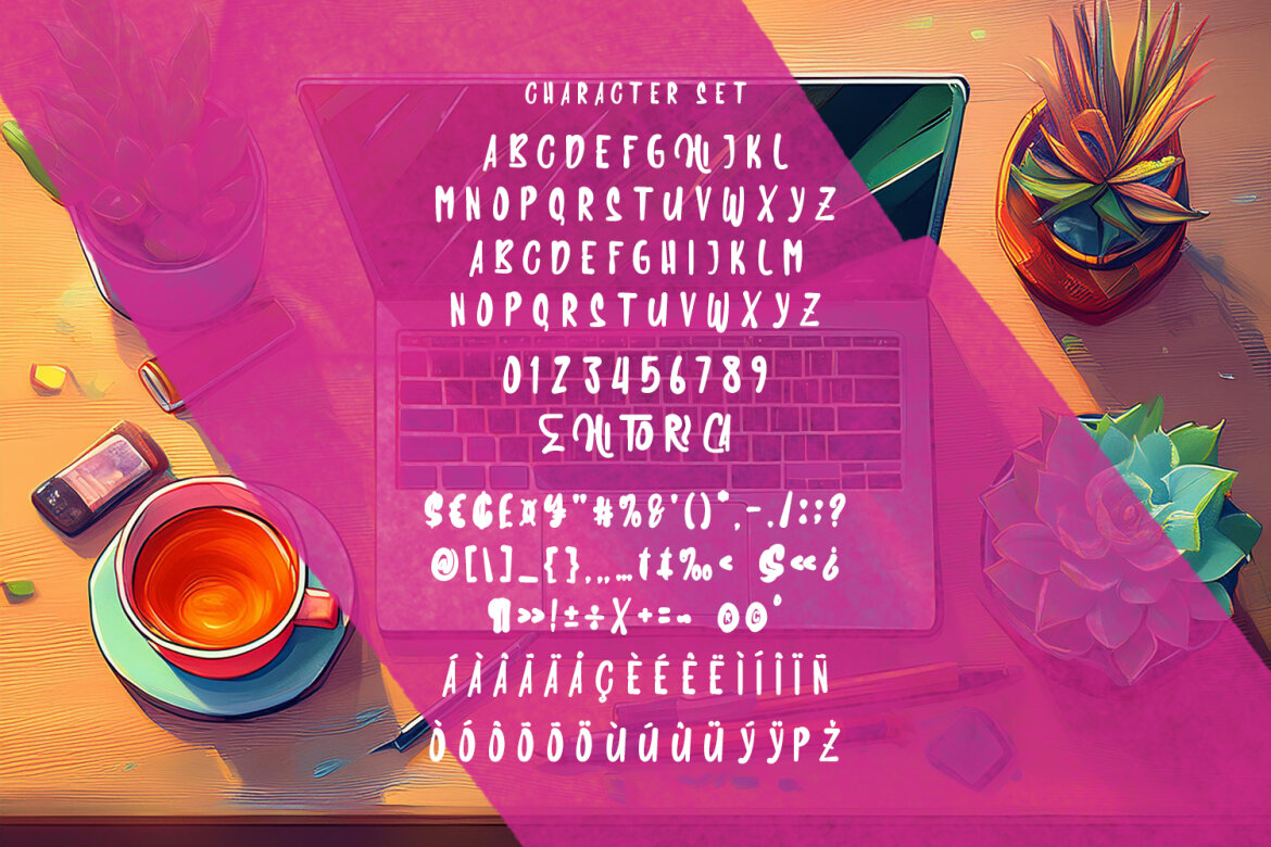 Hitori Case Handmade FREE Font alternate